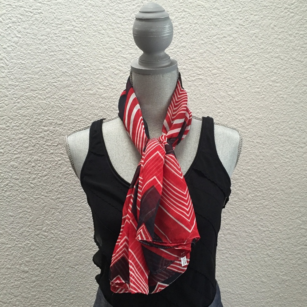 Snazzy RBW scarf, handmade in India